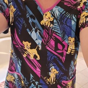 Lion King Simba scrub top